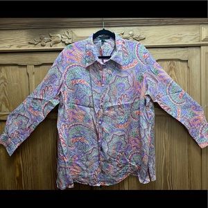 Women’s fun button-down shirt